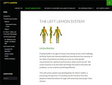 Tablet Screenshot of leftylemon.com
